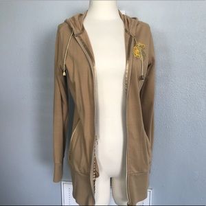 South Pole Tan Hooded Jacket EUC